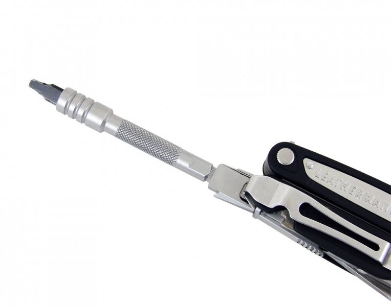 Przejściówka Leatherman Bit Driver Extender - Wydłużenie zasięgu, kompatybilna z bitami 1/4", stal nierdzewna, do multitooli i narzędzi wielofunkcyjnych - 8,25 cm - Leatherman