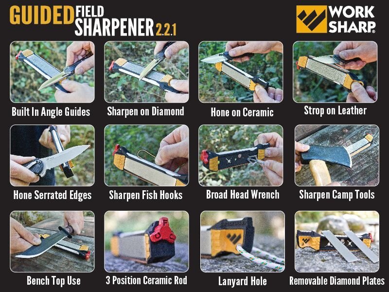 Work Sharp Ostrzałka Field Sharpener Diamentowa 5 Stref