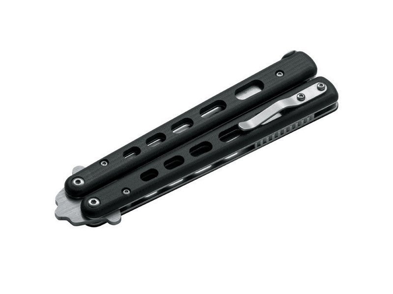 Nóż Boker Plus Balisong G10, Duży – Stal 9Cr13CoMoV, Rękojeść G10