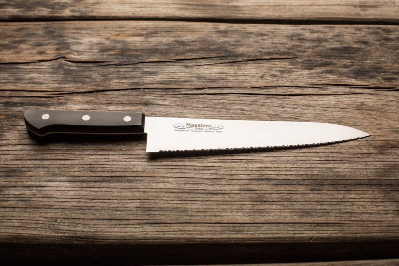 Nóż Masahiro BWH Chef Wave Edge 240mm [14042]