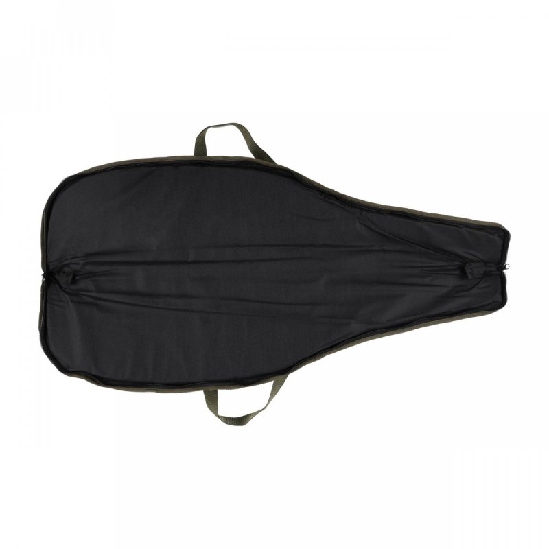 Pokrowiec Forsport na broń LPZKAM 04 1,25m, kolor kamuflaż leśny/zamsz oliwkowy, haft głowa jelenia czarna biza pomarańczowa