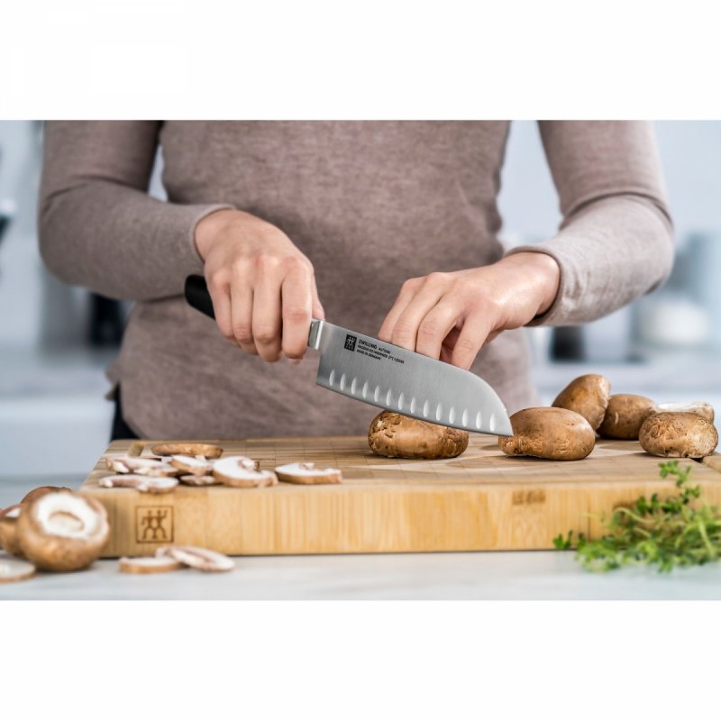Nóż Santoku Z Rowkami 18 Cm Srebrny All * Star Zwilling