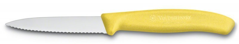 Nóż do obierania jarzyn Victorinox - Ostrze ząbkowane 8 cm, profilowana rękojeść, do precyzyjnego obierania warzyw i owoców - 6.7636.L118