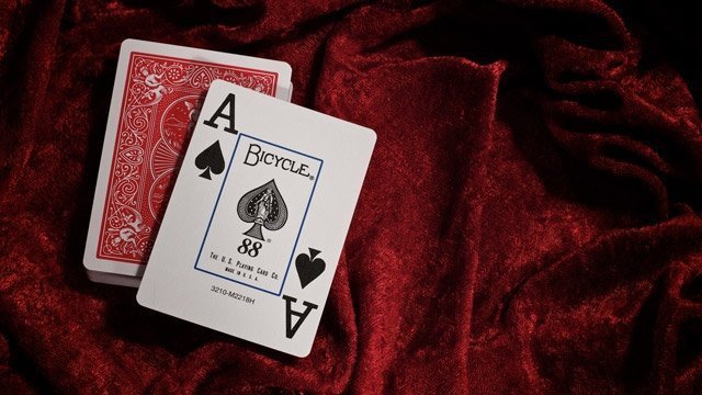 Karty Bicycle Rider Back Jumbo Index