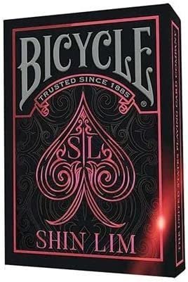 Karty Bicycle Shin Lim 54szt Czerwone Magiczne Air-Cushion