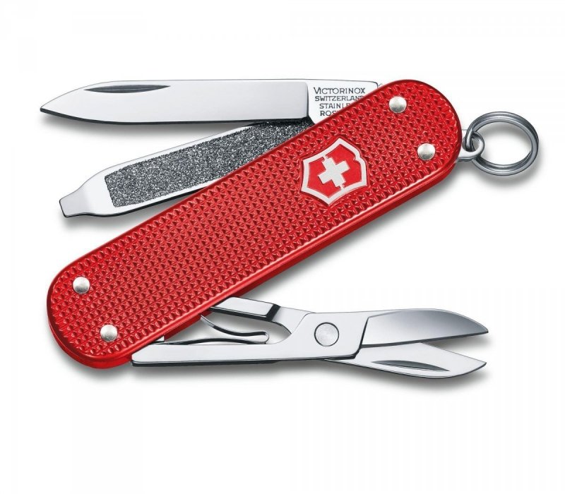 Scyzoryk Szwajcarski Victorinox Czerwony Survival 5 Funkcji Wielofunkcyjny