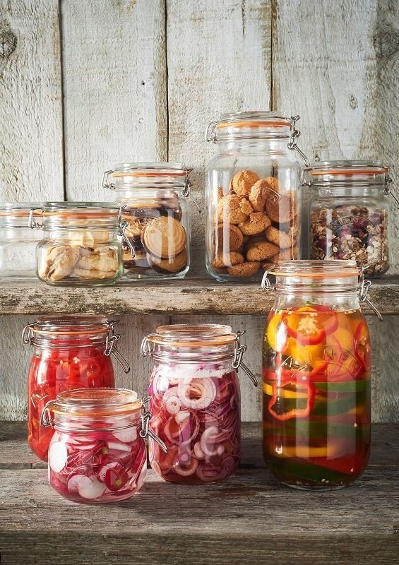 Kilner  Słoik 1l, Round Clip Top Jar