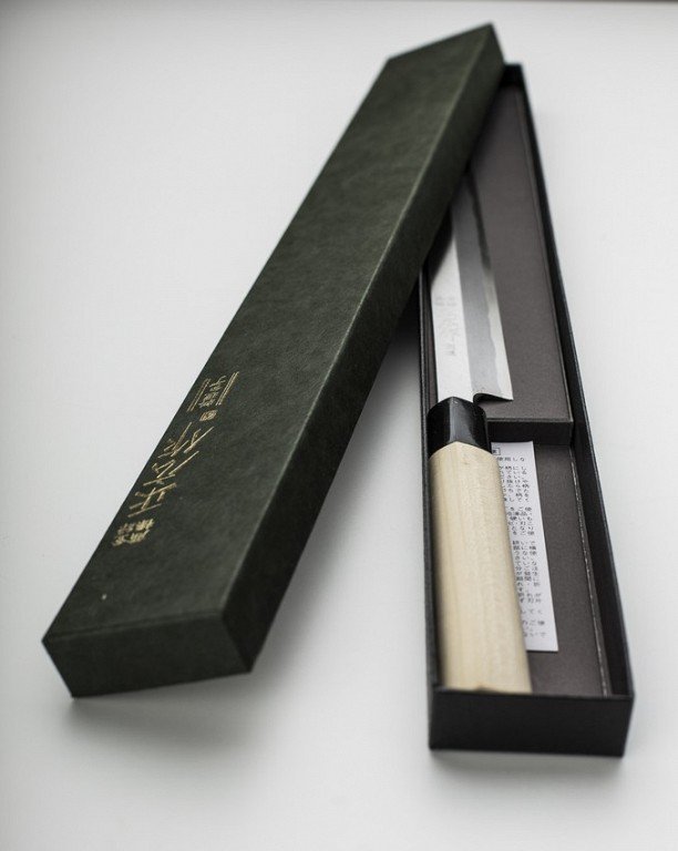 Masahiro Bessen Takohiki 20,5cm do Sushi Węglowa Ostra