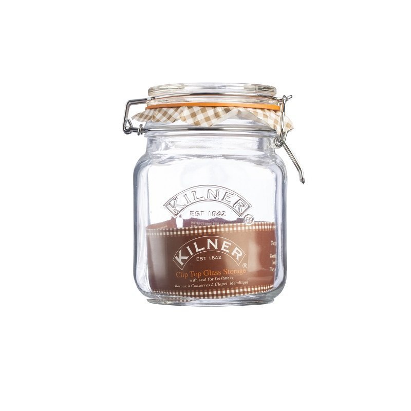 Kilner  Słoik 1l, Square Clip Top Jar