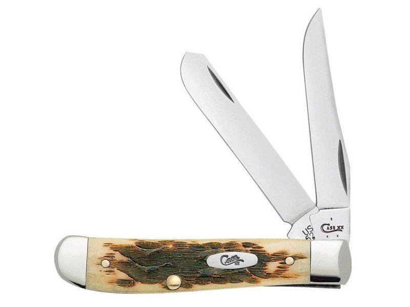 Scyzoryk Case Mini Trapper SS Amber Bone