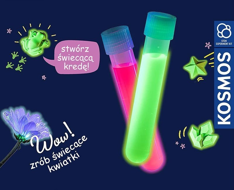 Zestaw Naukowy Fun Science Neon Glow Lights - Eksperymenty UV