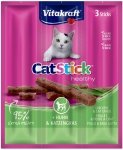 Vitakraft Cat Stick mini 3szt z kurczakiem i trawą