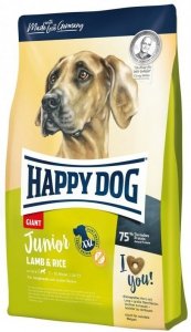 Happy Dog Junior Giant karma dla psów z jagnięciną i ryżem 15kg