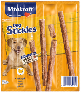 Vitakraft Dog Stickies 4x11g- Drób przysmak
