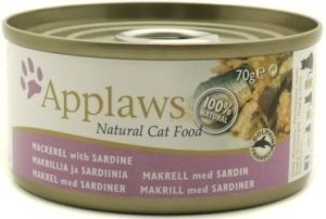 Applaws  Cat Makrela z sardynką 70g puszka