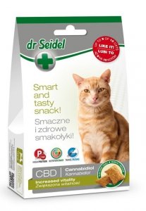 Dr Seidel Smakołyki dla kotów Vitalność CBD 50g