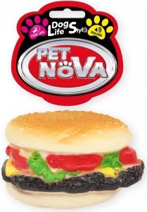 Pet Nova Hamburger z posypką,serem i sosem 9cm