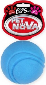 Pet Nova Piłka tenisowa 5cm, niebieska wołowa