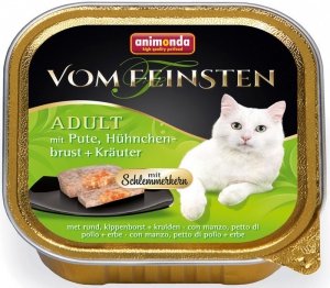 Animonda Vom Feinsten karma dla kota z indykiem, kurczakiem i ziołami 100g