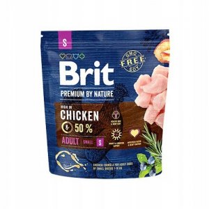 Brit Premium By Nature S Adult karma dla dorosłych psów z kurczakiem 1kg
