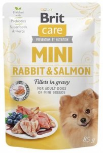 Brit Care Mini 85g Rabbit Salmon saszetka dla psa z królikiem i łososiem  