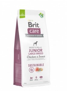Brit Care Sustainable Junior L Chicken Insect karma Junior z kurczakiem i insektami 12kg