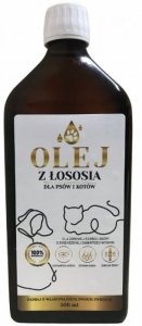 Olej z łososia z witaminami 500ml