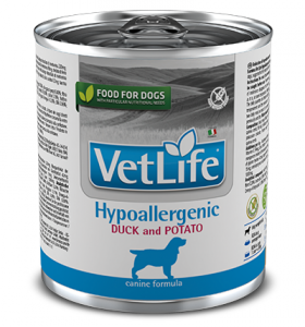 Vet Life Dog Natural Diet Hypoaler Duck 300 g