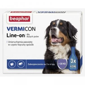 Beaphar Vermicon Ektopasoży Dog L 3x4,5ml