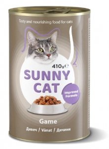 Sunny Cat puszka dla kota z dziczyzną 410g 