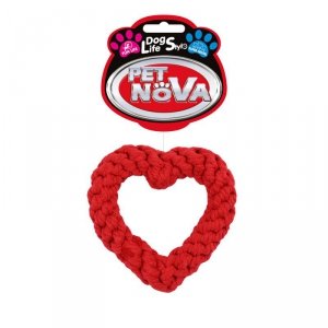 Pet Nova Zabawka sznurowa serce