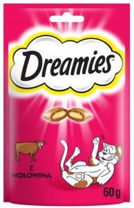 Dreamies Przysmak dla kota z wołowiną 60g