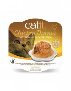 Chicken Dinner karma dla kota z kurczakiem, wątróbką i batatami 80g