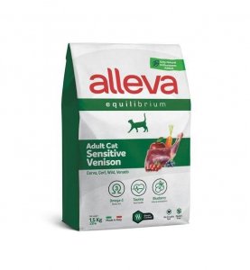 Alleva Equilibrium Cat Sensitive Venision karma dla dorosłych kotów z nadwrażliwością pokarmową 400g
