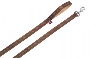 Nobby Smycz Soft Grip 120cm 25mm brązowa
