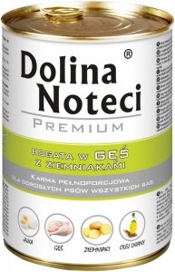 Dolina Noteci gęś + ziemniaki puszka dla psa 400g