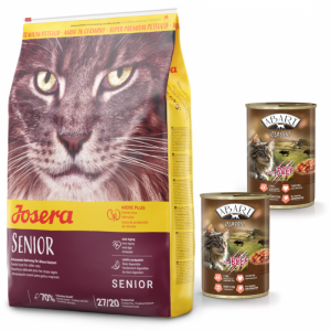 JOSERA Senior 2kg + 2x Abart puszka dla kota z wołowina 415g