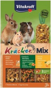 Vitakraft Kracker 3szt dla gryzoni cytrynowo-warzywne 168g