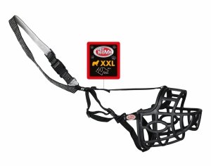 Pet Nova Kaganiec plastikowy + obroża XXL