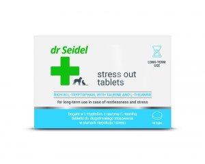 Stress Stress Out Long tabletki uspokajające dla psa i kota 10tabl