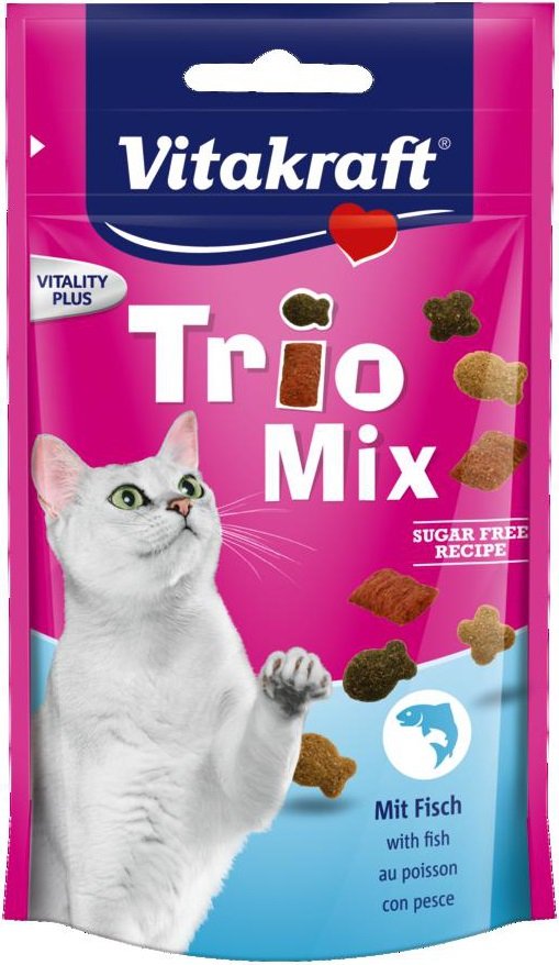 Vitakraft TRIO MIX Ryba przysmak dla kota 60g