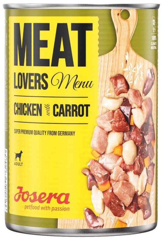 JOSERA Meatlovers  Menu Kurczak marchewka 400g