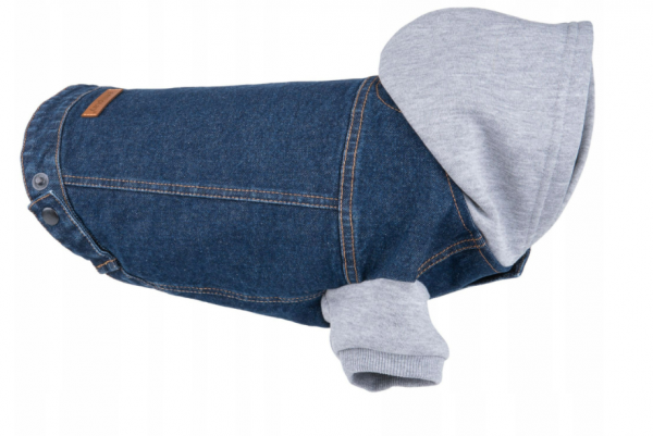 Amiplay kurtka z kapturem denim granatowa 50 cm