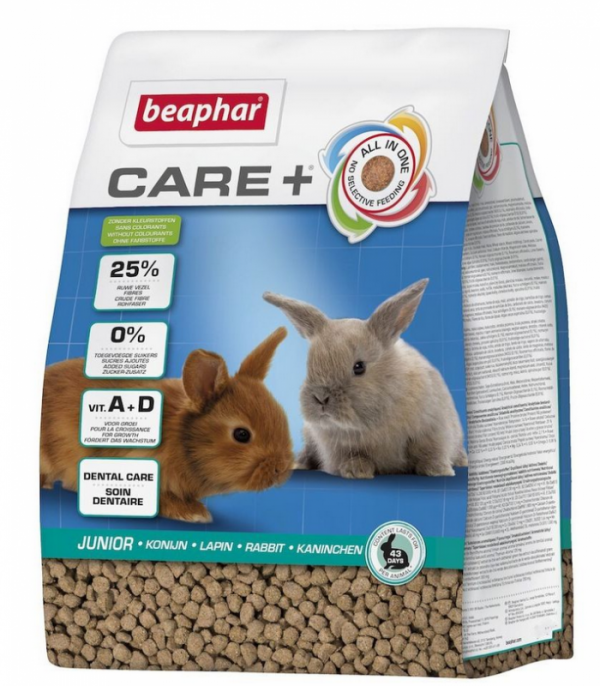 Beaphar Care+ Rabbit Junior karma dla królika 1,5kg
