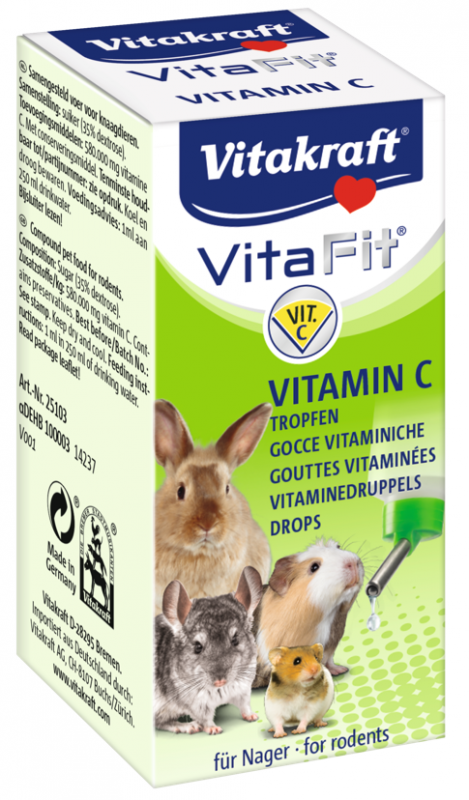 Vitakraft Vitamin C 10ml- krople dla gryzoni