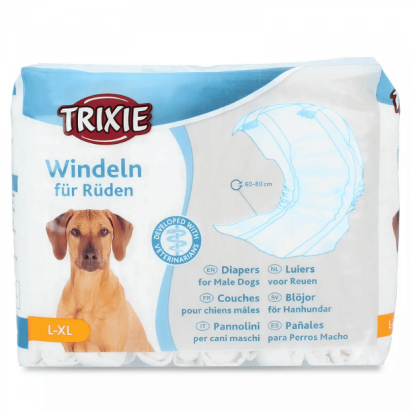 Trixie Pieluchy dla psów L-XL 60-80cm/12szt