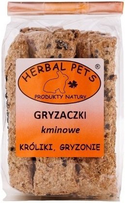 Herbal Pets Gryzaczki kminowe dla gryzoni i królików 160g