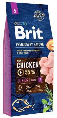 Brit Premium By Nature S Junior karma dla Juniorów z kurczakiem 8kg