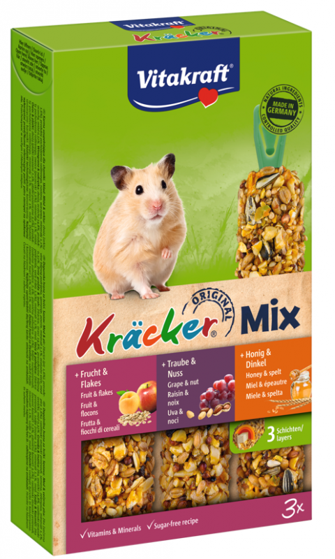 Vitakraft 0889 Kracker 3szt dla chomika multi