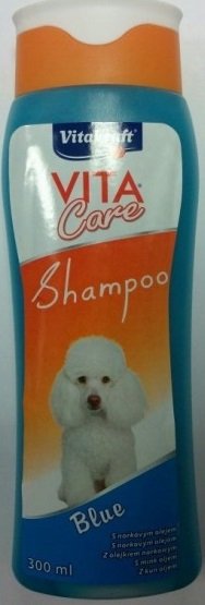 Vitakraft Szampon niebieski 300ml z olejem norkowym
